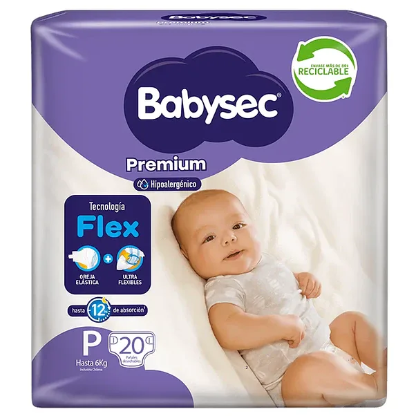 Pañales Babysec premium