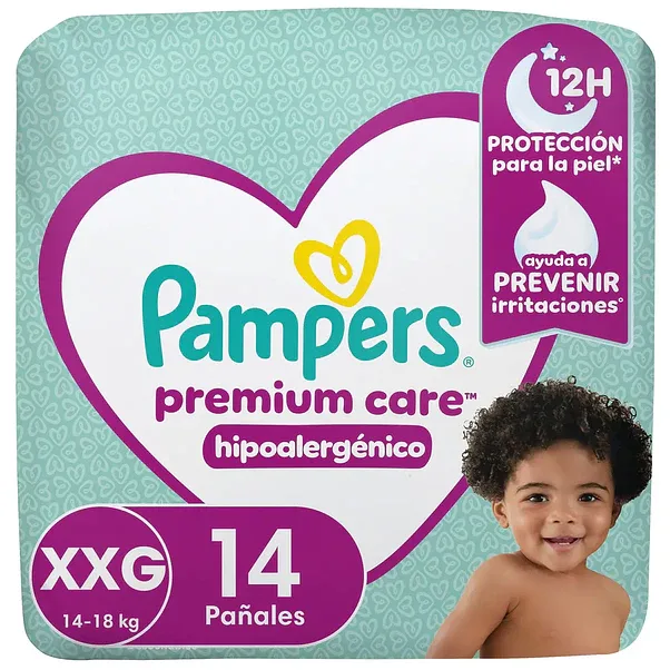 Pañales Pampers premium care pequeño