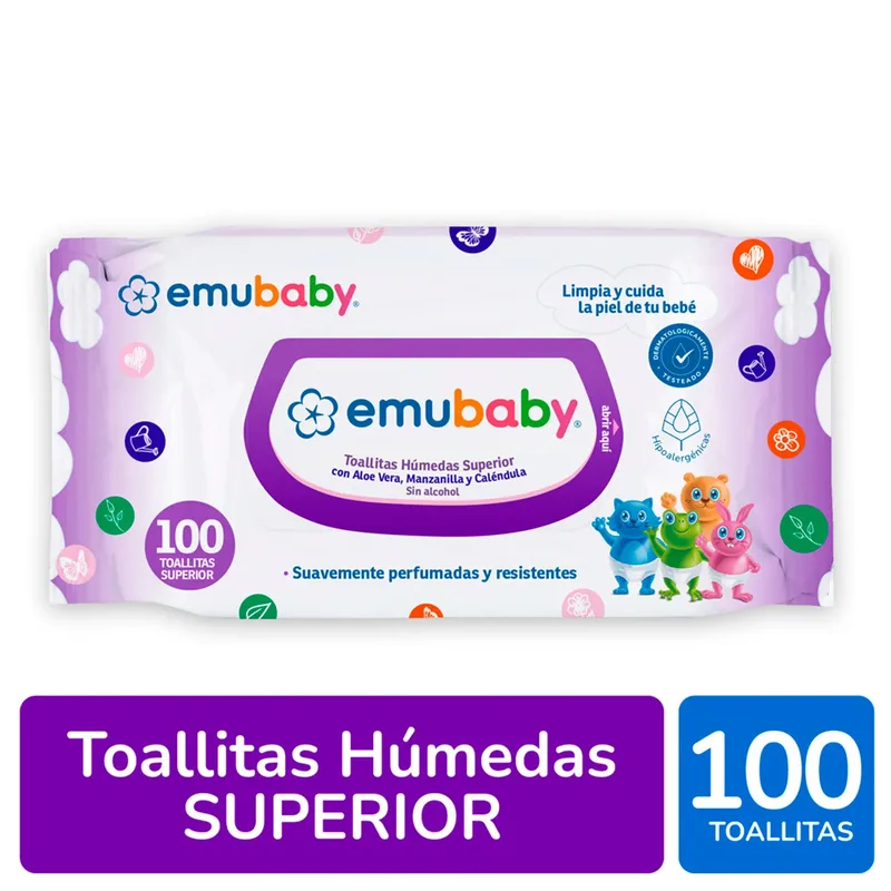 Toallitas húmedas Emubaby